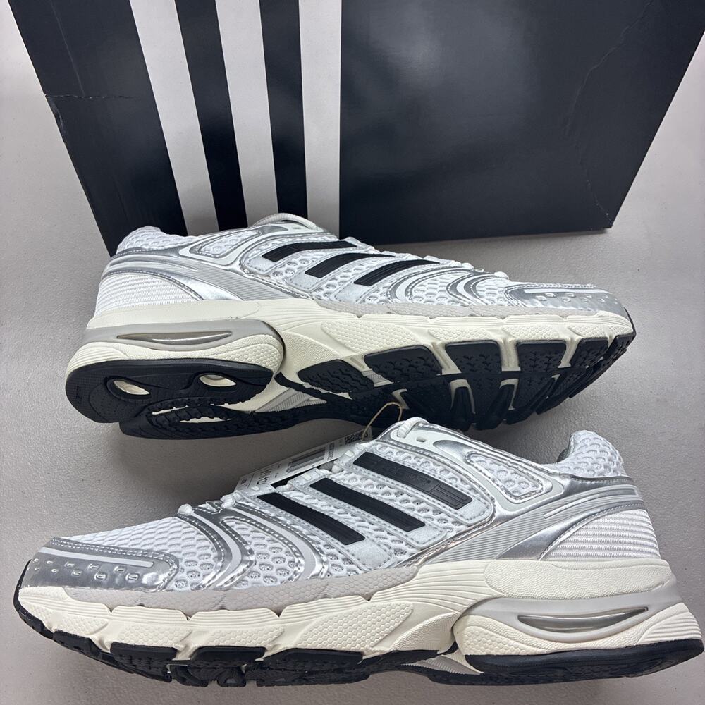 Adidas Adistar Control 5 Silver Metallic Grey Running Men's 11.5 New KI6121